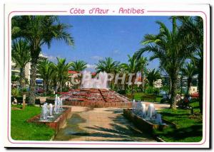 Modern Postcard Antibes Cote D & # 39Azur The Ponteil gardens