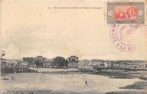 B91665 dakar senegal railway station africa train naval port  train station TCV