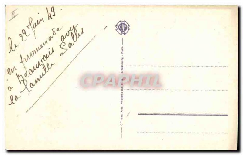 Old Postcard Astronomical Clock Beauvais