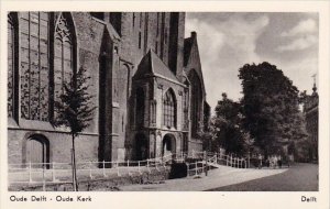 Netherlands Delft Oude Delft Oude Kerk Real Photo