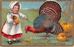  Thanksgiving Greetings Postcard 