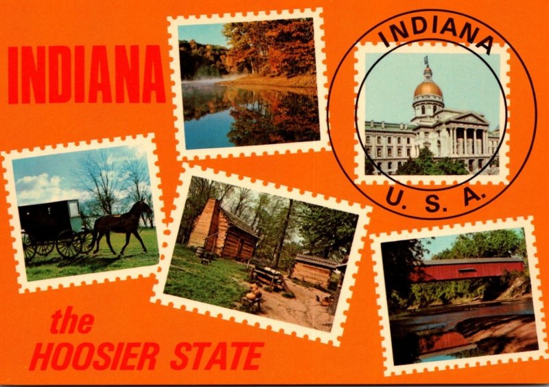 Indiana Indianapolis The Hoosier State Multi View