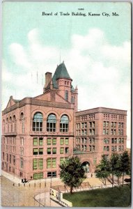 1909 Board of Trade Building Kansas City Missouri MO Street View Posted Postcard