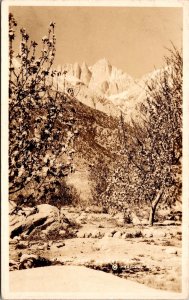 Mt. Whitney Highest Peak in the U.S. Real Photo Postcard PC157