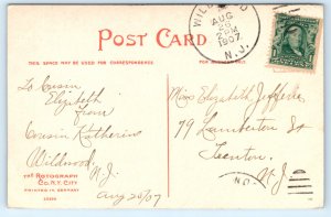 Wildwood NJ Birds Eye View Postcard New Jersey