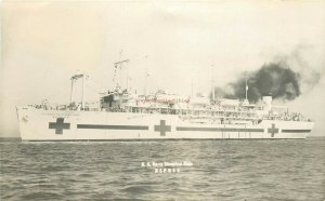 Military,US Navy Hospital Ship, Repose, RPPC