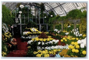 1946 Flower Show Mitchelle Park Milwaukee Wisconsin WI Posted Vintage Postcard
