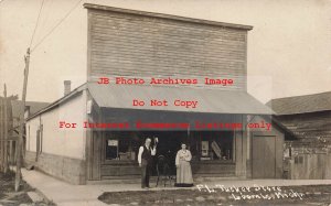 MI, Loomis, Michigan, RPPC, FL Tucker Store, Exterior View, 1909 PM, Photo