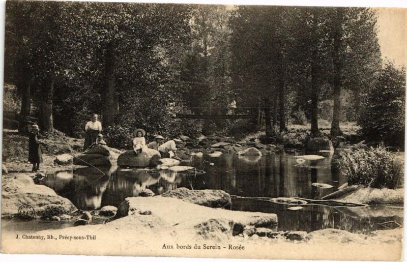 CPA Aux bords du Serein - Rosée (115650)