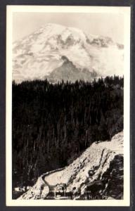 Looking Towards Mountain Ranier National Park Postcard 4133