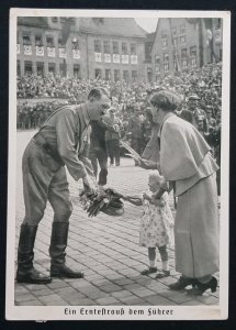 GERMANY THIRD 3rd REICH ORIGINAL POSTCARD REICHSPARTEITAG NUREMBERG 1938