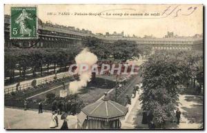 Old Postcard Paris Palais Royal Canon of Coup de Midi