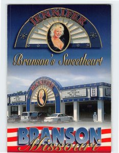 Postcard Jennifer, Branson's Sweetheart, Branson, Missouri