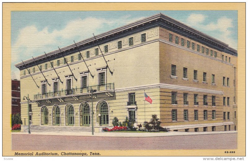 Memorial Auditorium, CHATTANOOGA, Tennessee, 1930-1940s