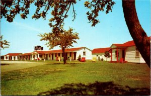 Postcard MI Thompson Schoolcraft County Al-O-Ray Motel Route 2 1960s K8