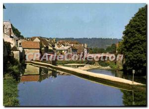 Postcard Modern MONTBARD Brenne and bridge