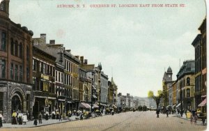 AUBURN , New York , 1900-10s ; Genesee Street