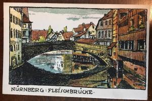 Colored original lithographs by Kara Schmidt-Wolfratshausen 1929 Nurnberg Lot