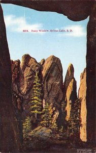 Fairy window Sylvan Lake SD Postcard