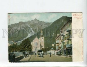 3173097 FRANCE CHAMONIX l'eglise et le Brevent Vintage postcard