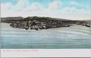 Hawaii Harbor Honolulu Hawaiian Islands Vintage Postcard C144