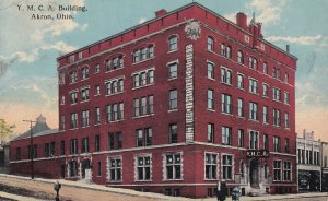 AKRON, Ohio, PU-1916; Y.M.C.A. Building