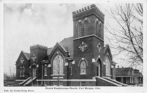 J57/ Fort Morgan Colorado Postcard c1910 United Presbyterian Church 355