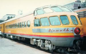 Milwaukee Road Hiawatha Observation Car Postcard