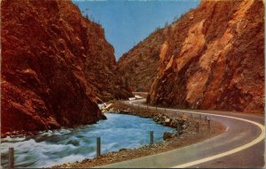 Big Thompson Canyon Estes Park Colorado Postcard PC392