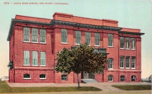 RED BLUFF, CA California  UNION HIGH SCHOOL  Tehama County  c1910's Postcard