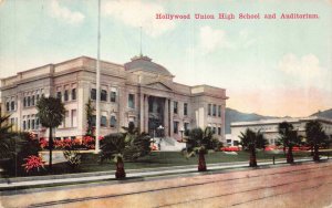 Five Postcards Hollywood Union High School in Hollywood, California~130482 