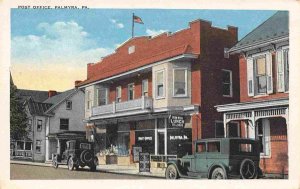 Post Office Cars Palmyra Pennsylvania 1920s postcard