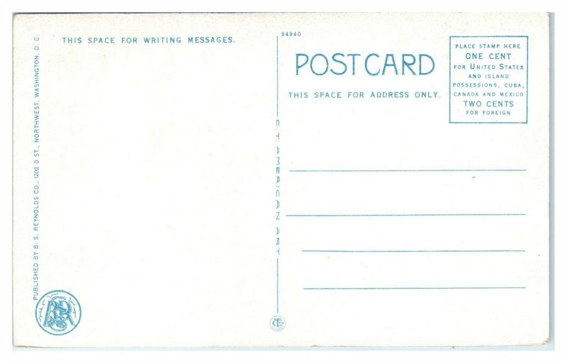 Old Boatman of the Potomac, Washington, DC Postcard *6V(2)25