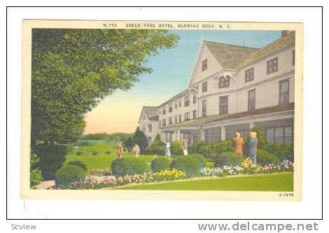 Green Park Hotel, Blowing Rock,  North Carolina,PU- 30-40s