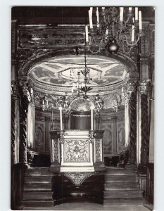 Postcard Singer's Pulpit, Canton Synagogue, Venice, Italy