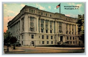 Vintage 1914 Postcard Panoramic View The Municipal Building Washington DC