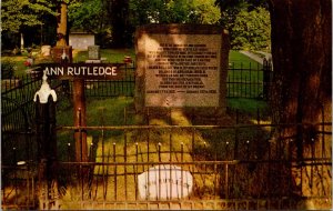 Illinois, Petersburg - Grave Of Ann Rutledge - [IL-253]