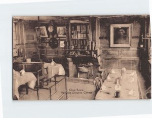 Postcard Chop Room Ye Olde Cheshire Cheese City of London England