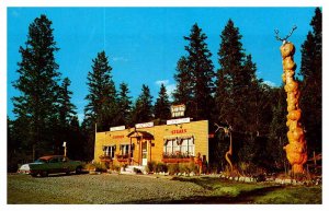 Postcard RESTAURANT SCENE Radium British Columbia BC AT5953