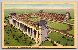 Austin Texas~University of Texas Memorial Football Stadium~Game Day~1932 Linen