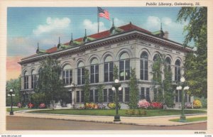 GALESBURG, Illinois, 1930-40s; Public Library