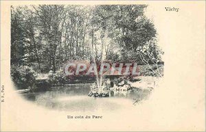 Postcard Old Vichy a Corner Park (map 1900)