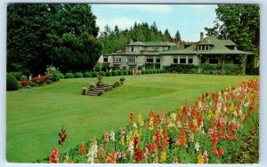 VICTORIA Residence Butchart Gardens B.C. CANADA Postcard