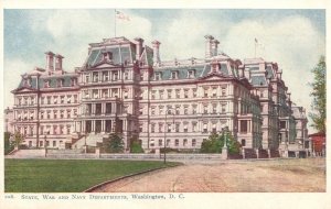 Vintage Postcard 1920's State War And Navy Departments Washington DC Foster Pub.