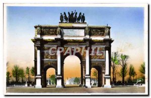 Old Postcard Paris Arc de Triomphe du Carrousel