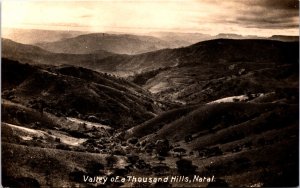 South Africa Valley of a Thousand Hills Natal Vintage RPPC C008