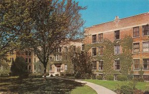 Mt Pleasant MI ~ CENTRAL MICHIGAN UNIVERSITY  Ronan Hall~Student Dorms  Postcard