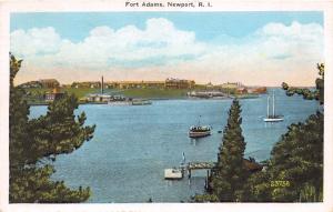 FORT ADAMS RHODE ISLAND~PANORAMIC VIEW~BERGER BROTHERS #2375 PUBL POSTCARD 1935