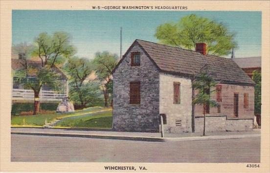 Virginia Winchester George Washingtons Headquarters