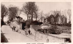 Vintage Postcard 1910's Parish Church Ilfracombe North Devon England UK